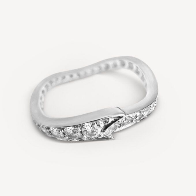 Second hand Dior Petit Tralala paved Couture wedding ring : Genuine jewel