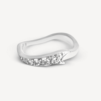 Second hand Dior Petit Tralala semi-paved Couture wedding ring : Authenticated jewel