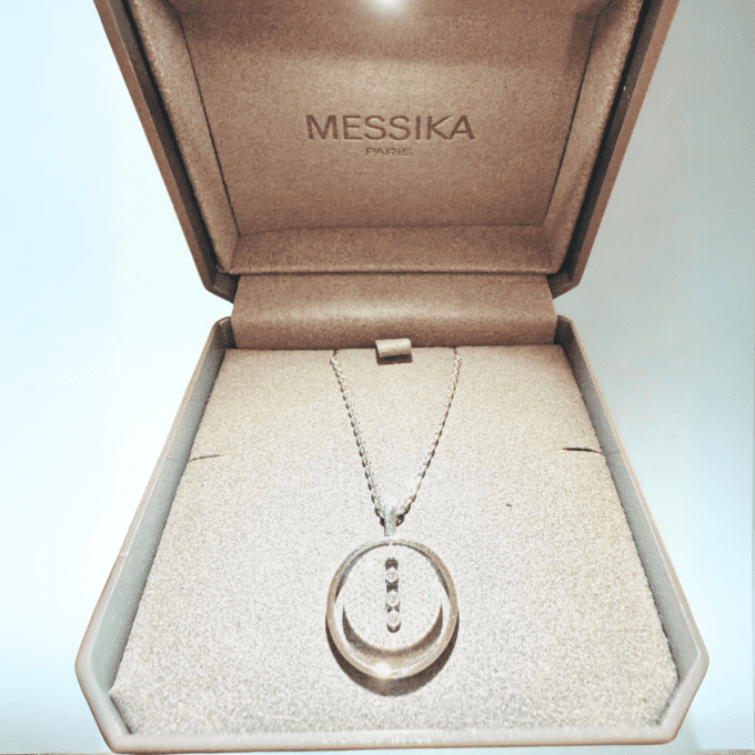 Collier Lucky Move MM Pavé Messika d'occasion : Bijou authentifié