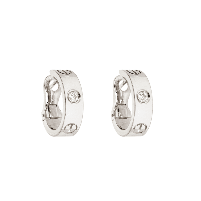 Second hand Love Cartier Creole earrings : Authentic jewel