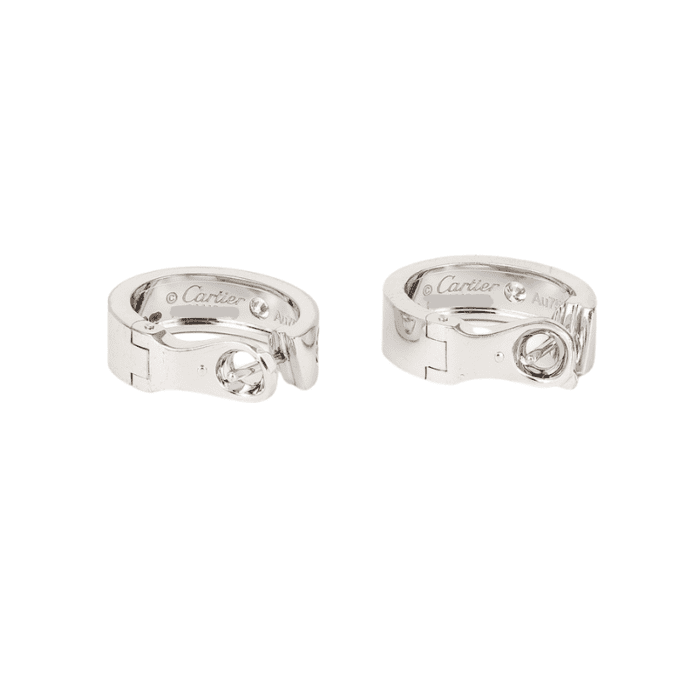 Second hand Love Cartier Creole earrings : Authentic jewel