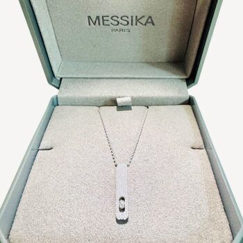 My First Diamond Pavé Messika necklace : Authenticated jewel