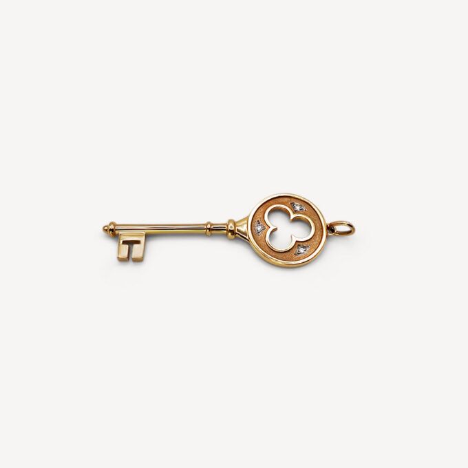 Pendentif Clé Trèfle Tiffany & Co d'occasion : Bijou authentifié