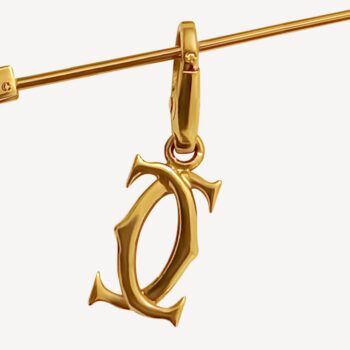 Broche pendentif C Vintage Cartier d'occasion : Bijou authentifié