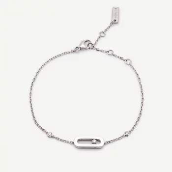 Bijou de seconde main : Bracelet Move Uno Messika, Or Blanc, Diamants - Authentifiée avec Certificat d'expertise