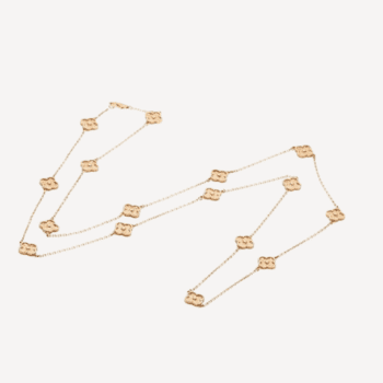 Sautoir Sweet Alhambra 16 Motifs Van Cleef & Arpels d'occasion : Bijou authentifié