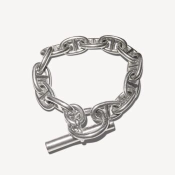 Bracelet Chaîne d’ancre GM Hermes d'occasion : Bijou authentifié