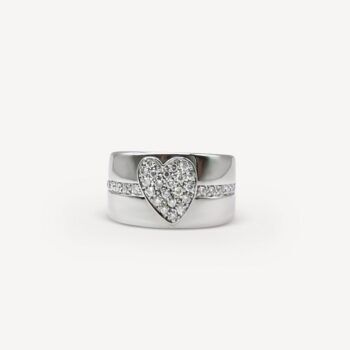 Bague Coeur de Diamants Mauboussin d'occasion : Bijou authentifié