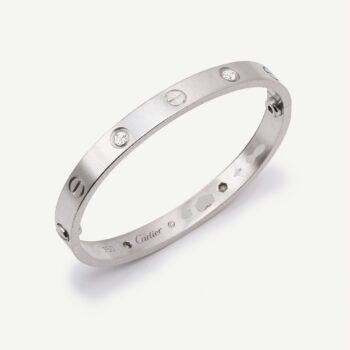 Bracelet Love 4 diamants Cartier d'occasion : Bijou authentifié