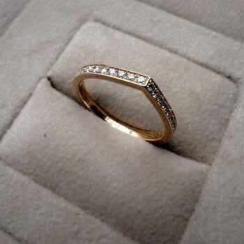 Bague Antifer 1 rangée et diamants Repossi d'occasion : Bijou authentifié