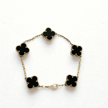 Bracelet Vintage Alhambra 5 motifs Van Cleef & Arpels d'occasion : Bijou authentifié