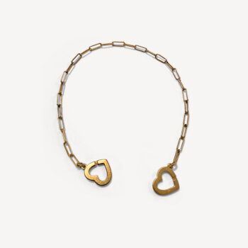 Bracelet Double coeur Dinh Van d'occasion : Bijou authentifié