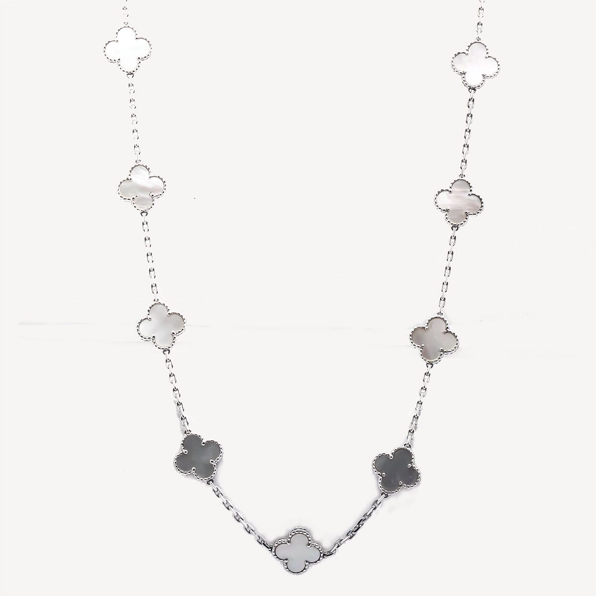 Authenticated pre-owned Van Cleef & Arpels Alhambra long necklace - Guide to necklace lengths