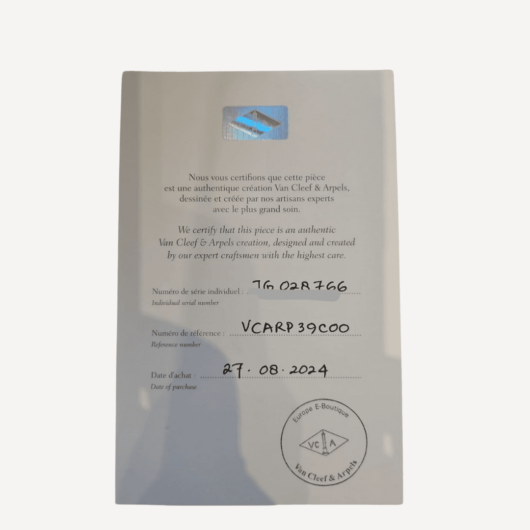 Sautoir Vintage Alhambra Cristal 20 Motifs Van Cleef & Arpels second hand: Authentic jewel